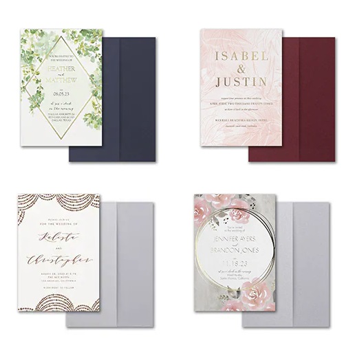 Pocket Style Invitaitons